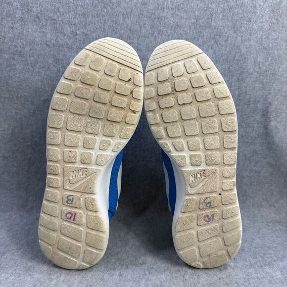 Nike Roshe Run Mens Size 9 Blue White Casual Athletic Low Top Running‎ Sneakers - Picture 8 of 9